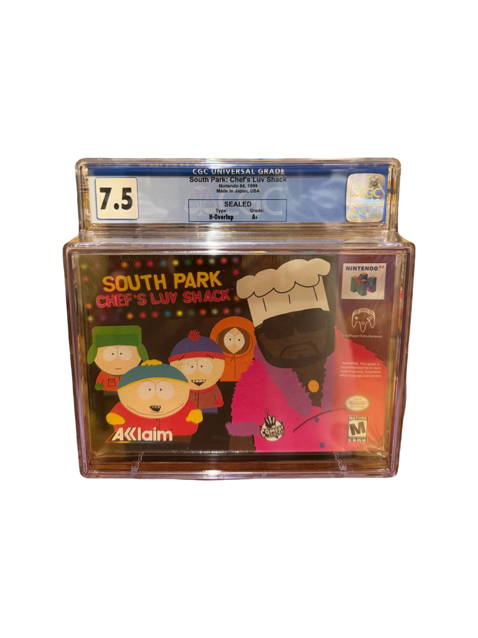South Park Chef's Luv Shack N64 CGC 7.5 Sealed
