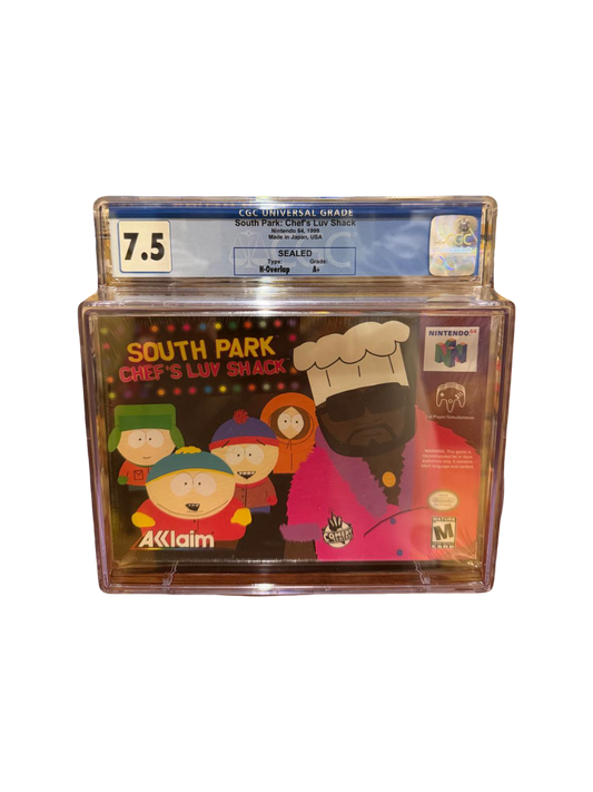 South Park Chef's Luv Shack N64 CGC 7.5 Sealed