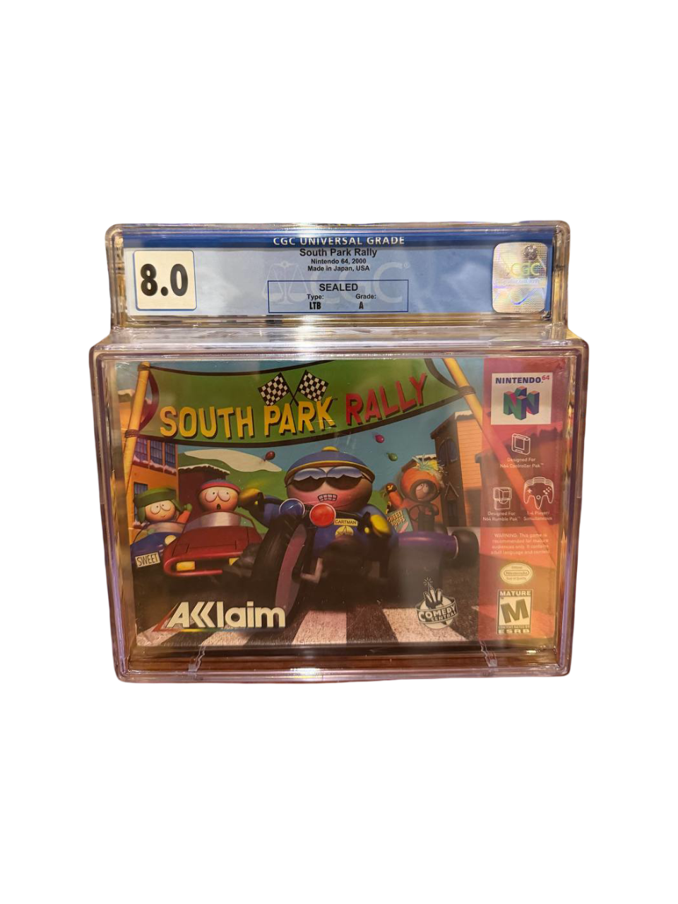 South Park Rally N64 CGC 8.0 Sealed