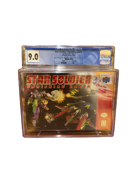 Star Soldier Vanishing Earth N64 CGC 9.0 Sealed