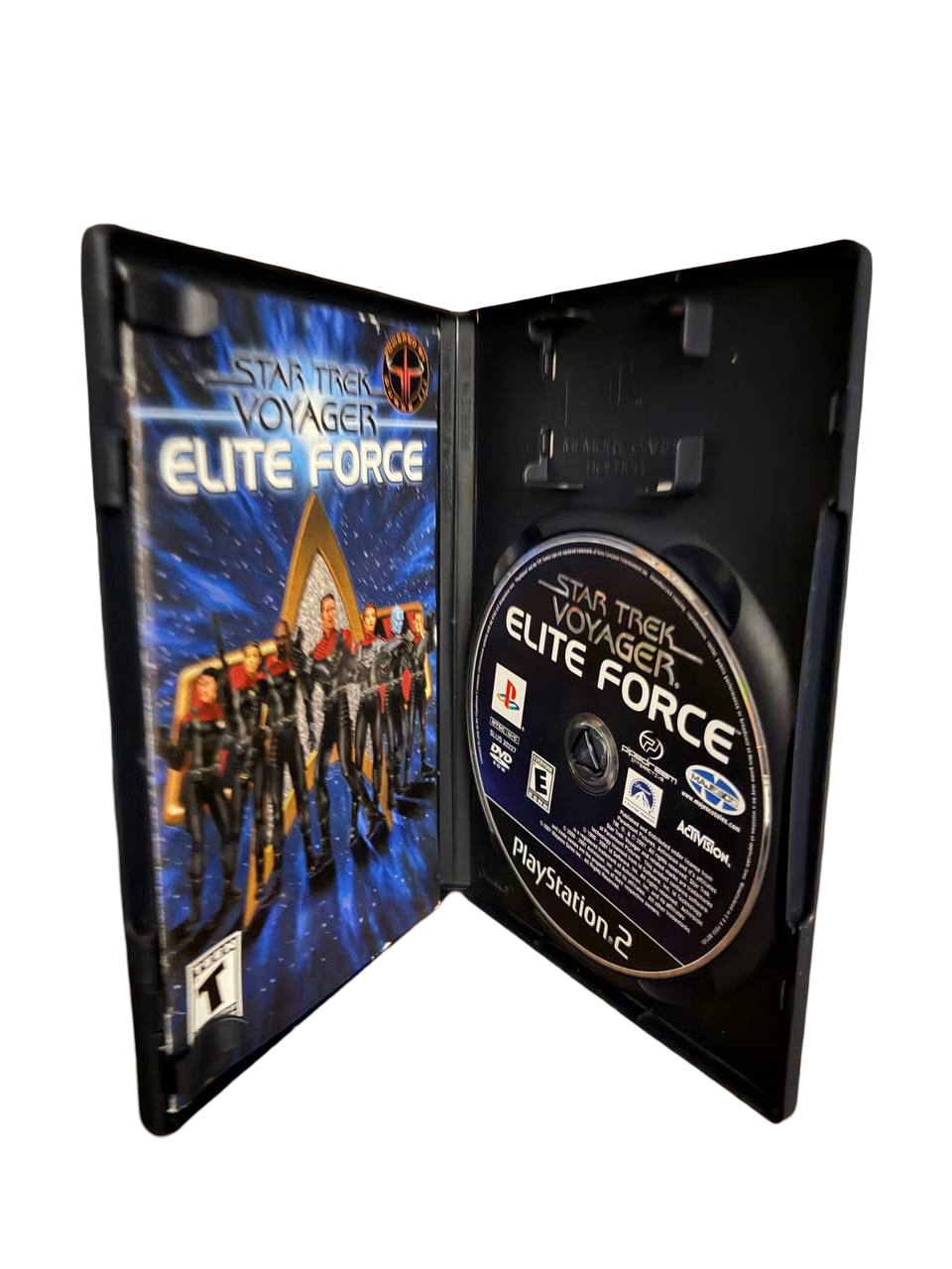 Star Trek Voyager Elite Force PS2 - Disc & Case