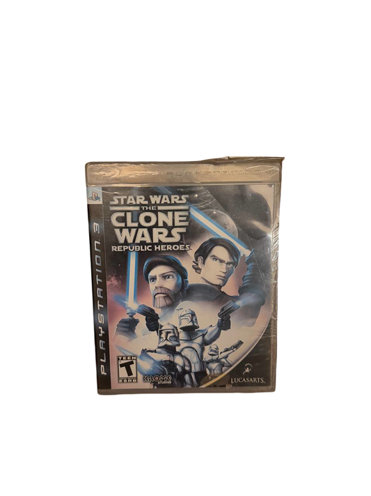 Star Wars The Clone Wars Republic Heroes PS3 - Front Cover