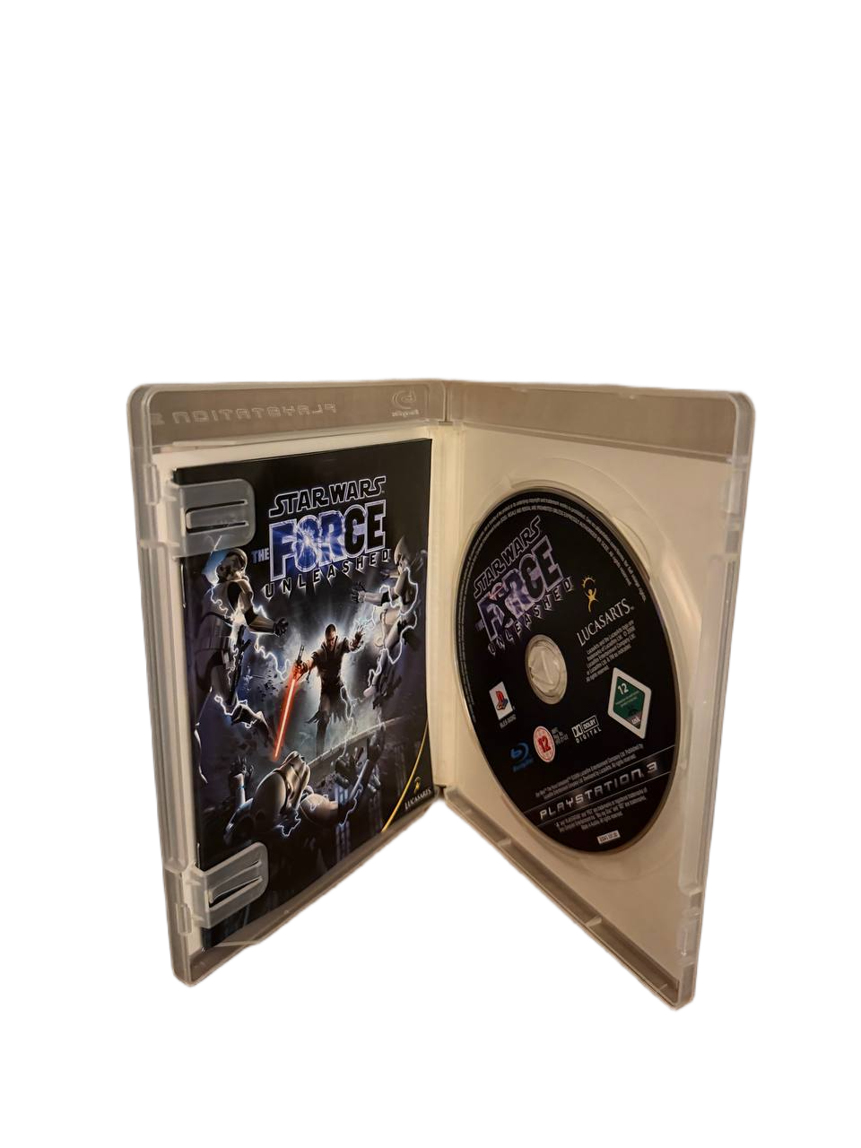 Star Wars The Force Unleashed PS3 - Disc and Manual