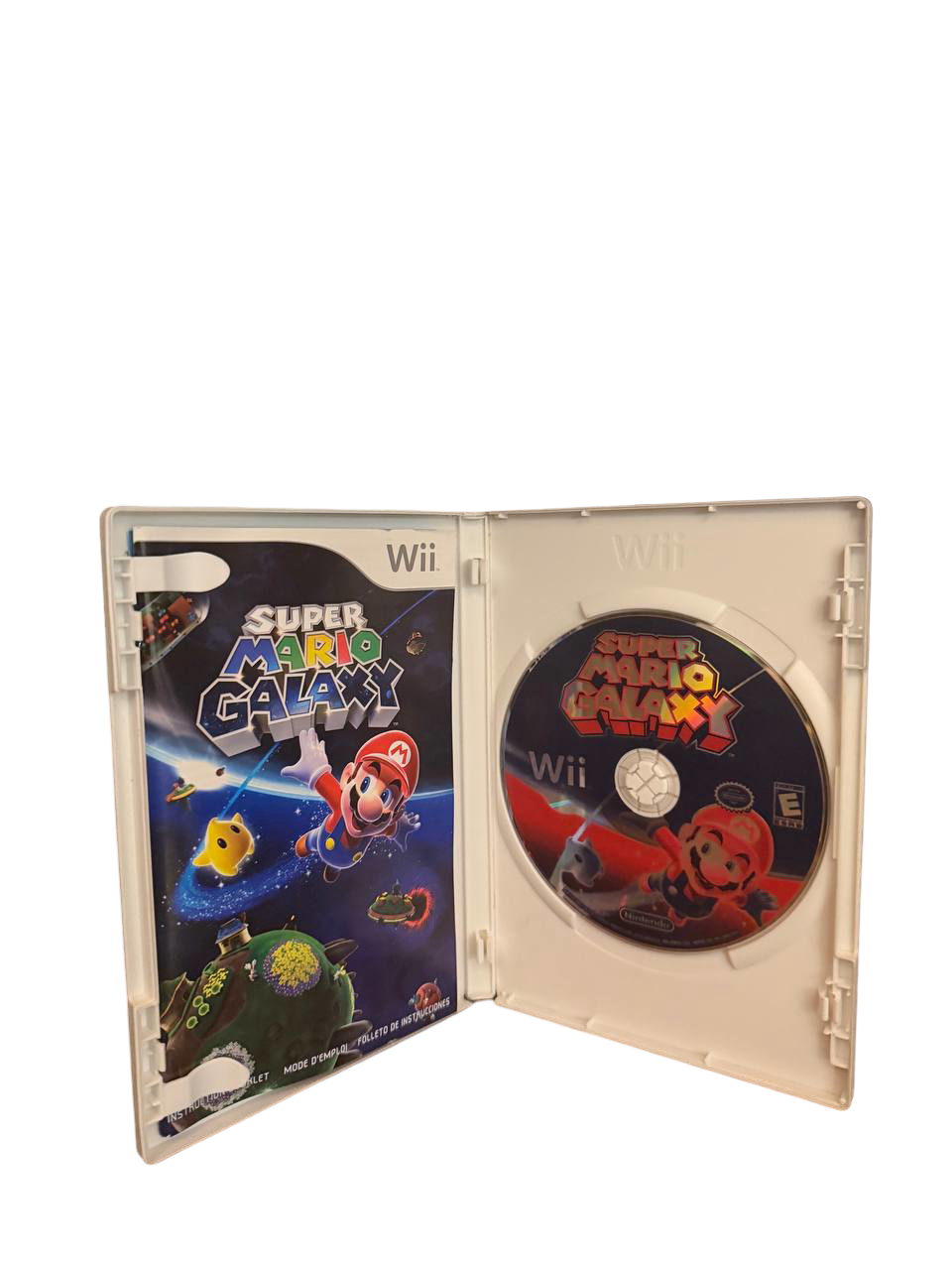 Super Mario Galaxy Wii - Disc & Manual