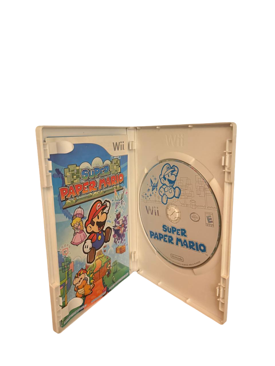 Super Paper Mario Wii - Disc & Case