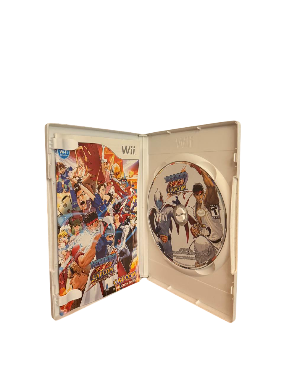 Tatsunoko vs Capcom Ultimate All-Stars Wii - Manual & Disc