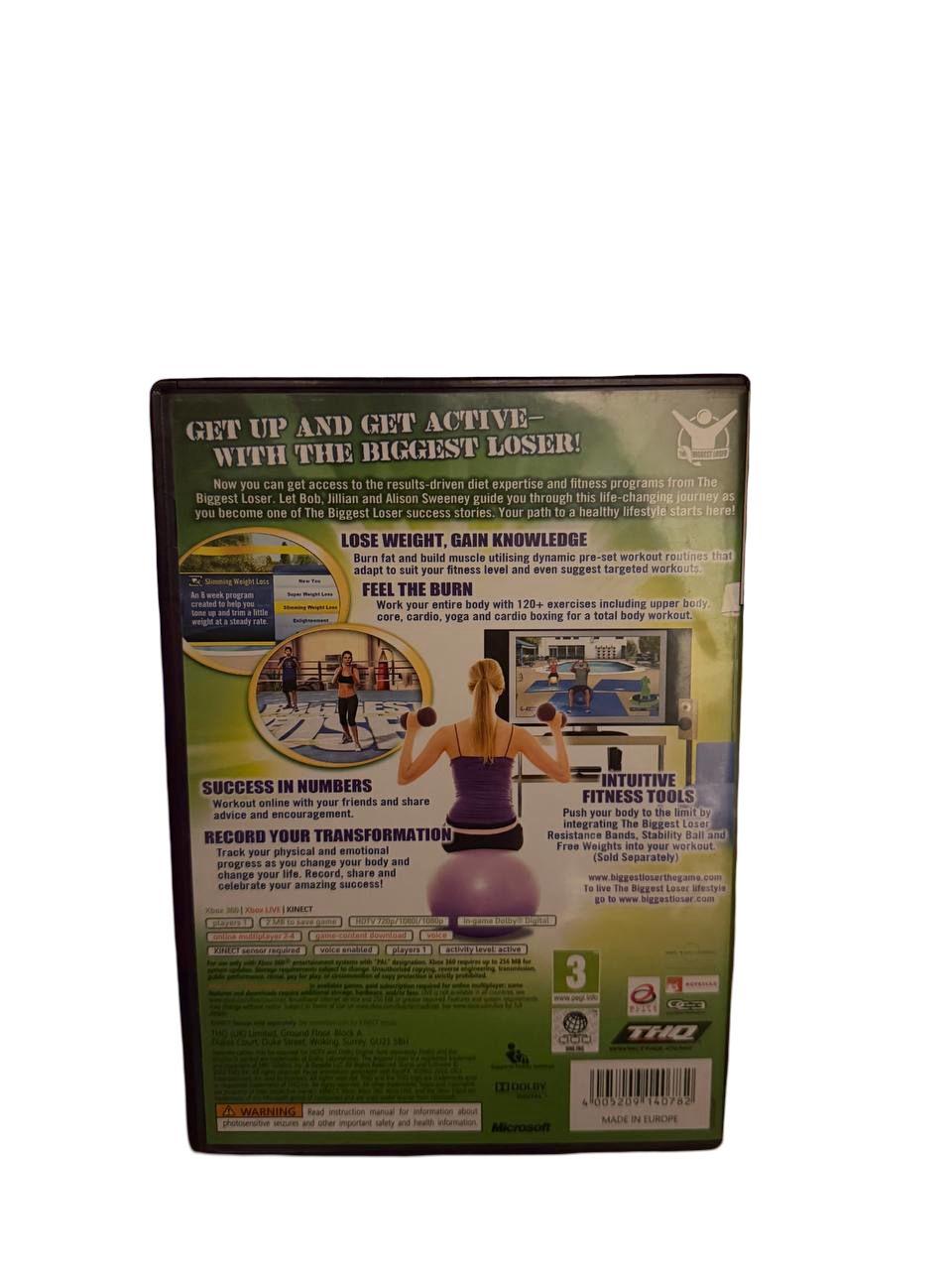 The Biggest Loser Ultimate Workout Xbox 360 - Front Cover