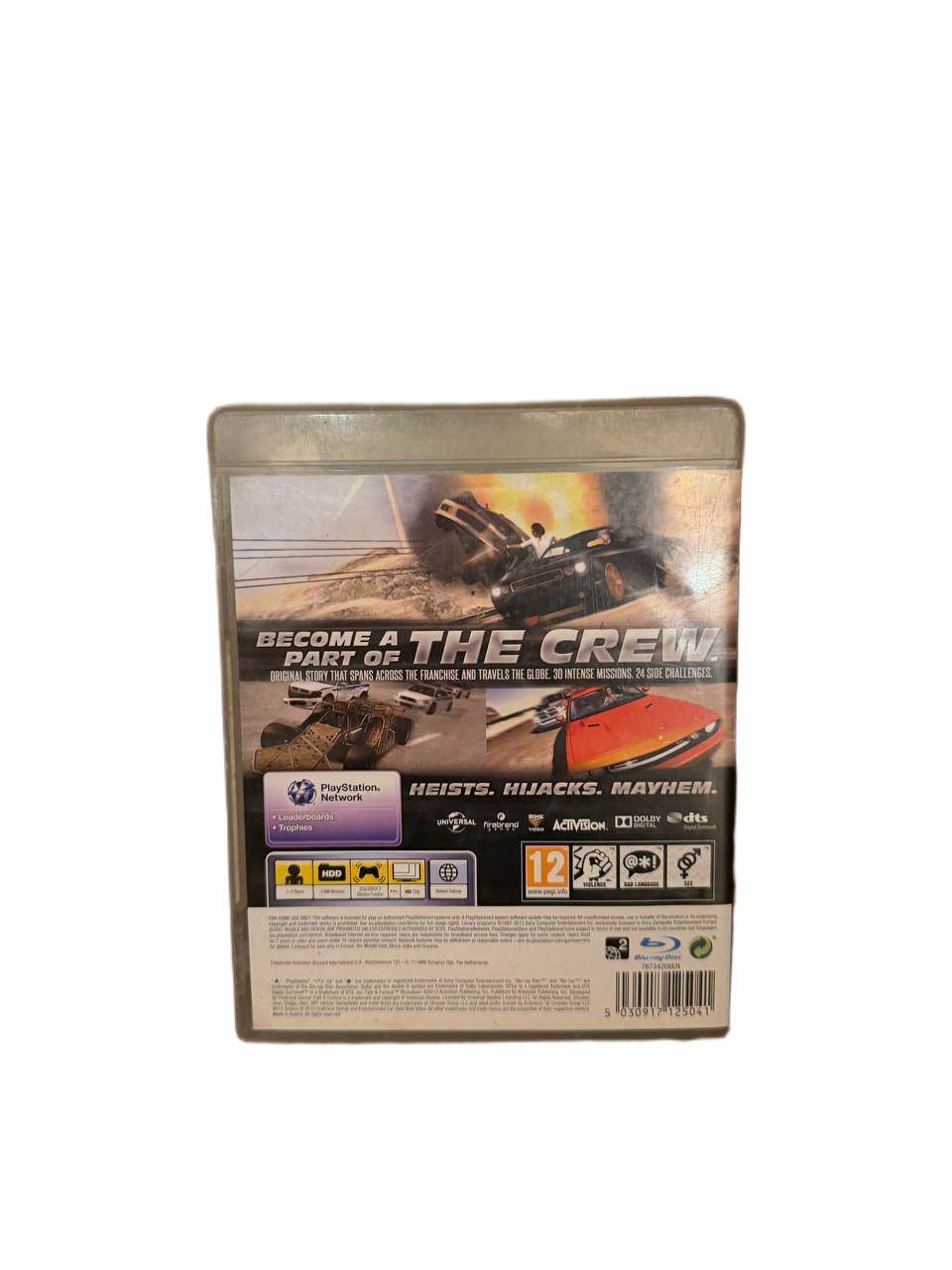 The Crew PS3 - Back Cover
