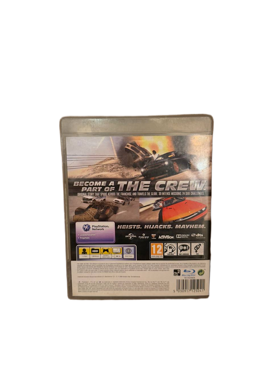 The Crew PS3 - Back Cover