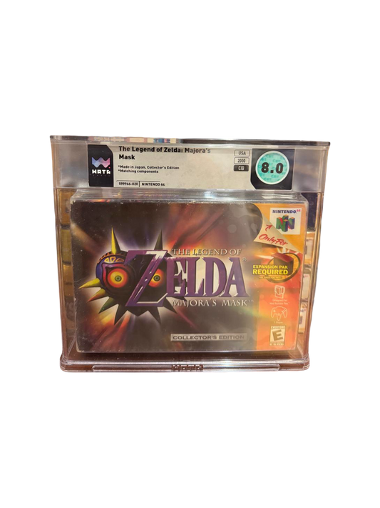 The Legend of Zelda Majora's Mask Collector's Edition N64 WATA 8.0 CIB