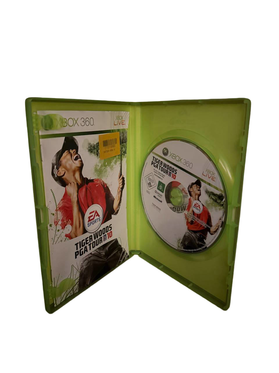 Tiger Woods PGA Tour 10 Xbox 360 - Case & Disc