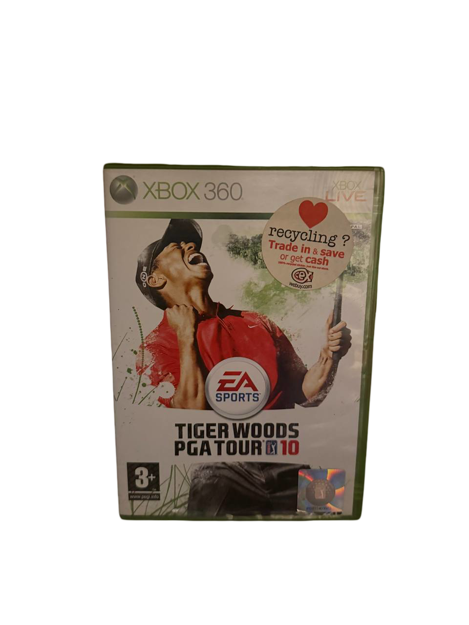 Tiger Woods PGA Tour 10 Xbox 360 - Front Cover