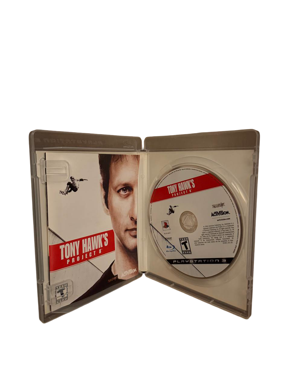 Tony Hawk's Project 8 PS3 - Disc and Manual