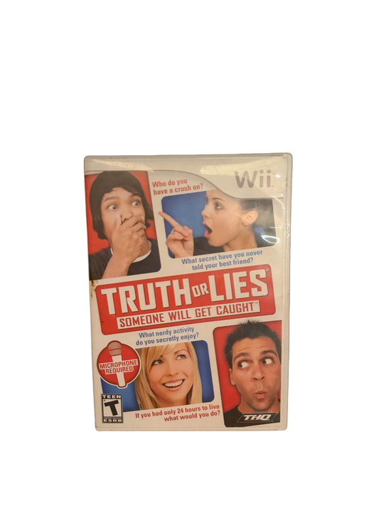 Truth or Lies Wii - Front Cover