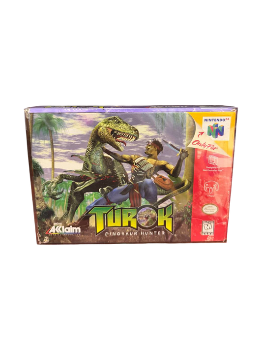 Turok Dinosaur Hunter Nintendo 64 CIB