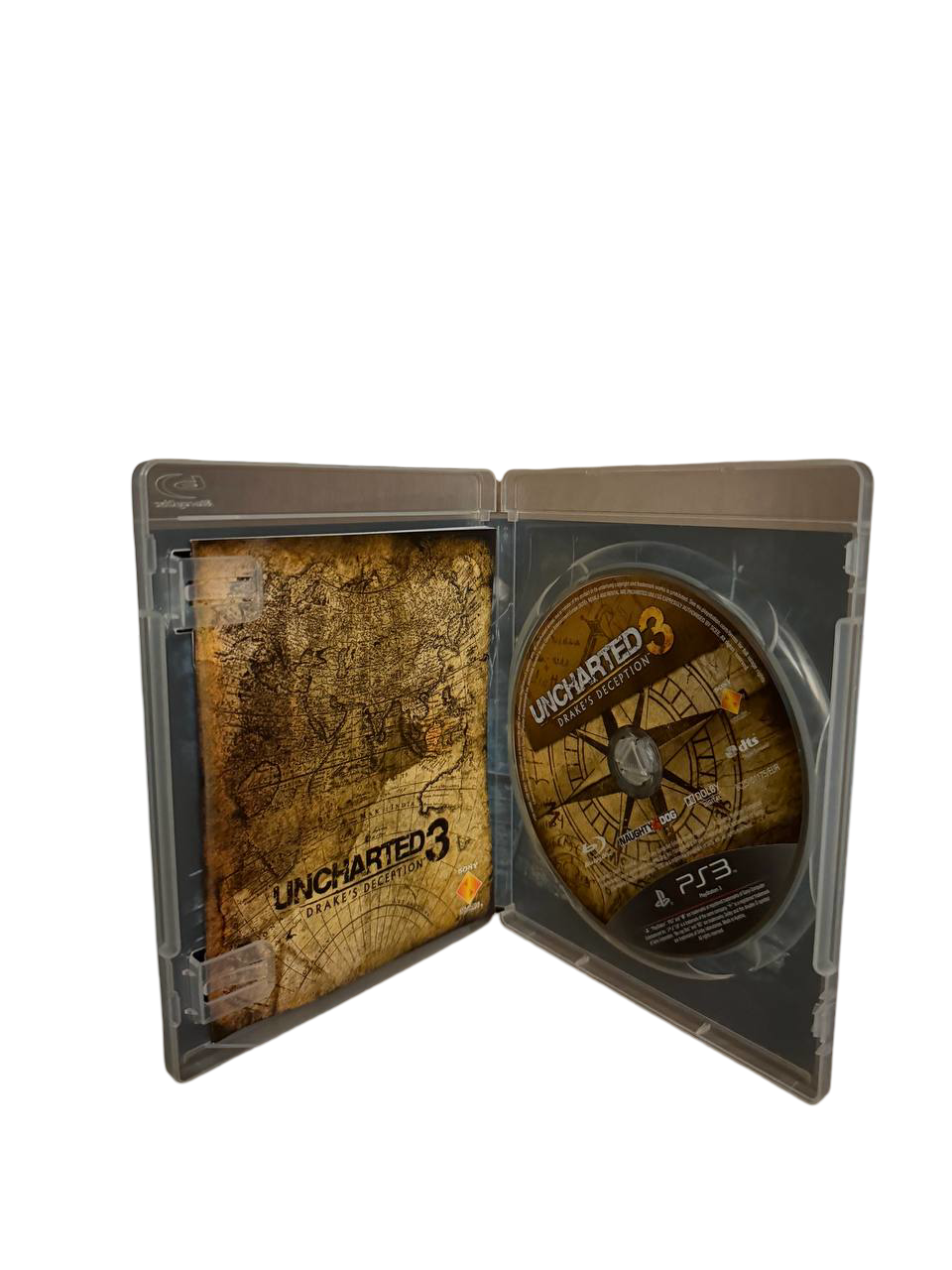 Uncharted 3 PS3 - Disc and Manual