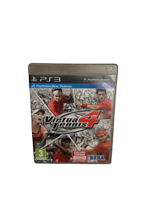 Virtua Tennis 4 PS3 Sega - Front Cover