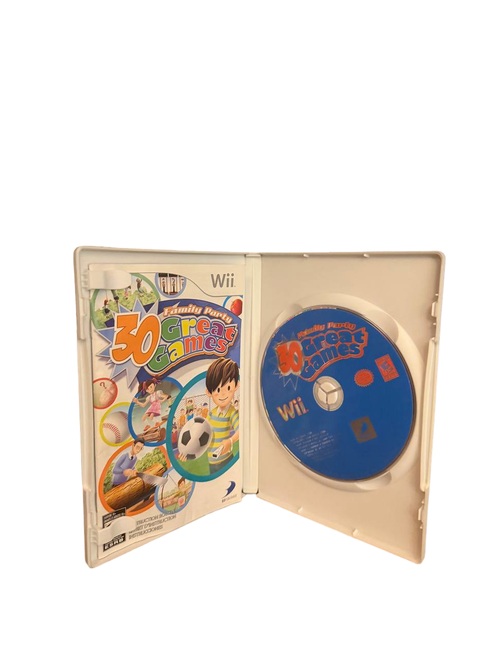 Family Party 30 Great Games Wii - Case & Disc