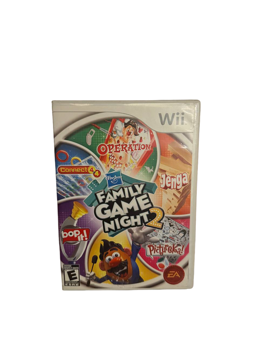 Hasbro Family Game Night 2 Wii - Front Cover