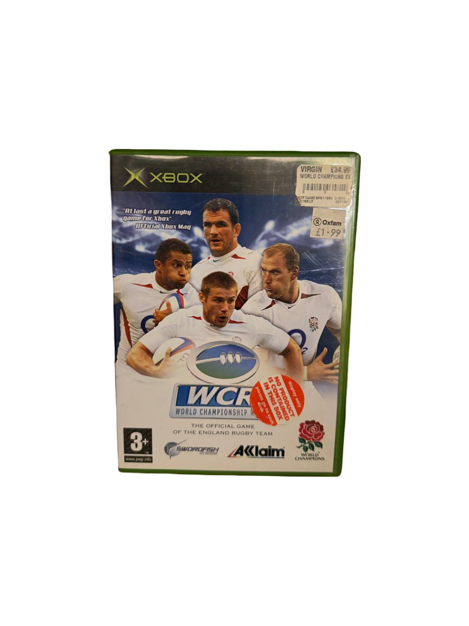 World Championship Rugby Xbox PAL CIB