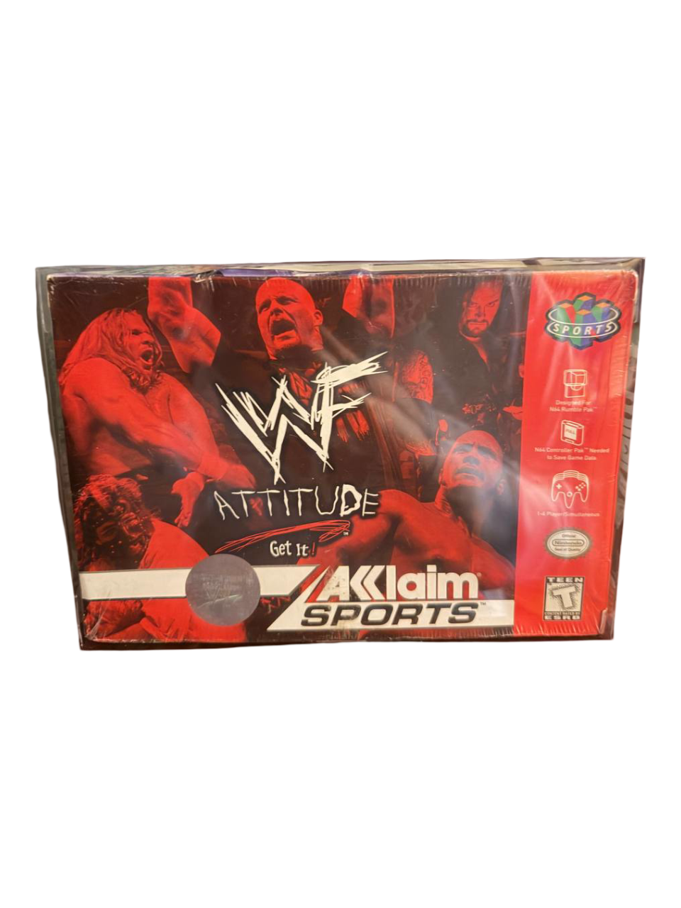 WWF Attitude Nintendo 64 sealed