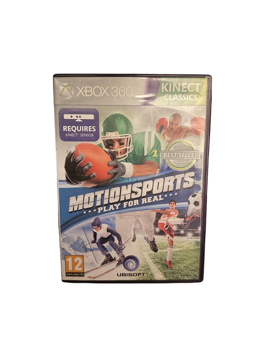 MotionSports Play For Real Xbox 360 - Front Cover