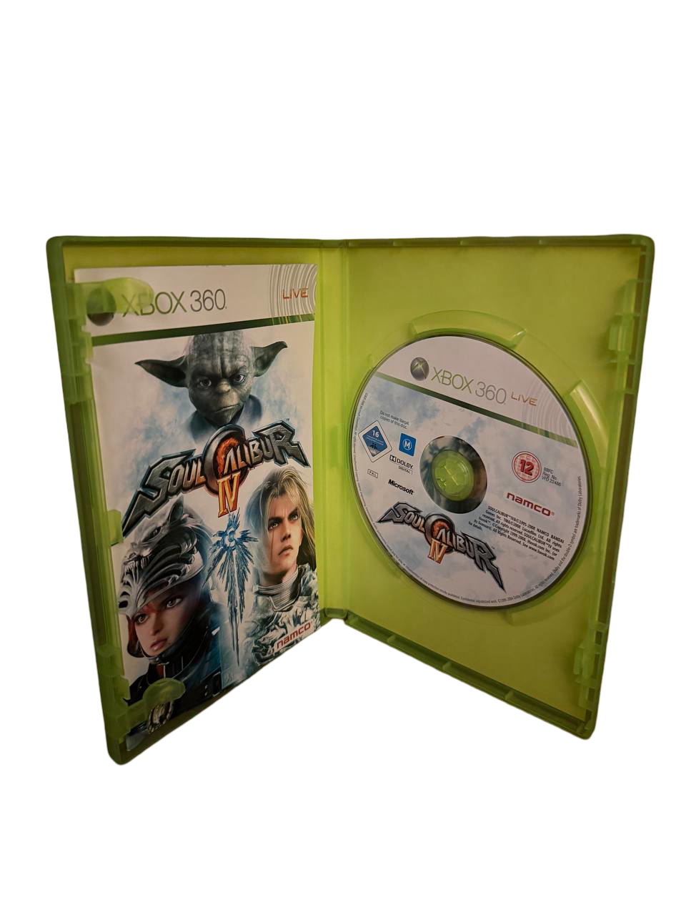 SoulCalibur IV Xbox 360 - Opened Case & Disc