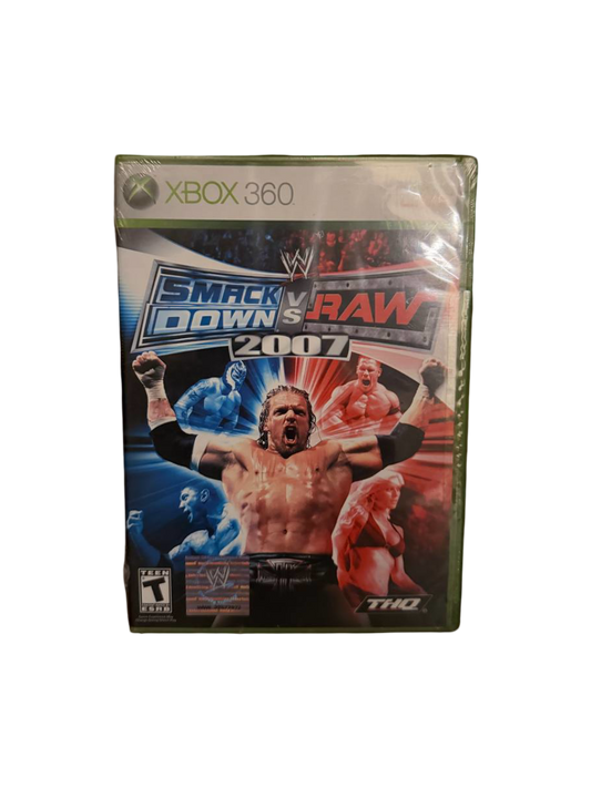 WWE SmackDown vs Raw 2007 Xbox 360 NTSC Sealed