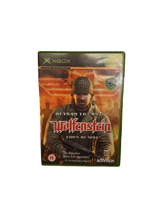 Return to Castle Wolfenstein Tides of War Xbox PAL CIB